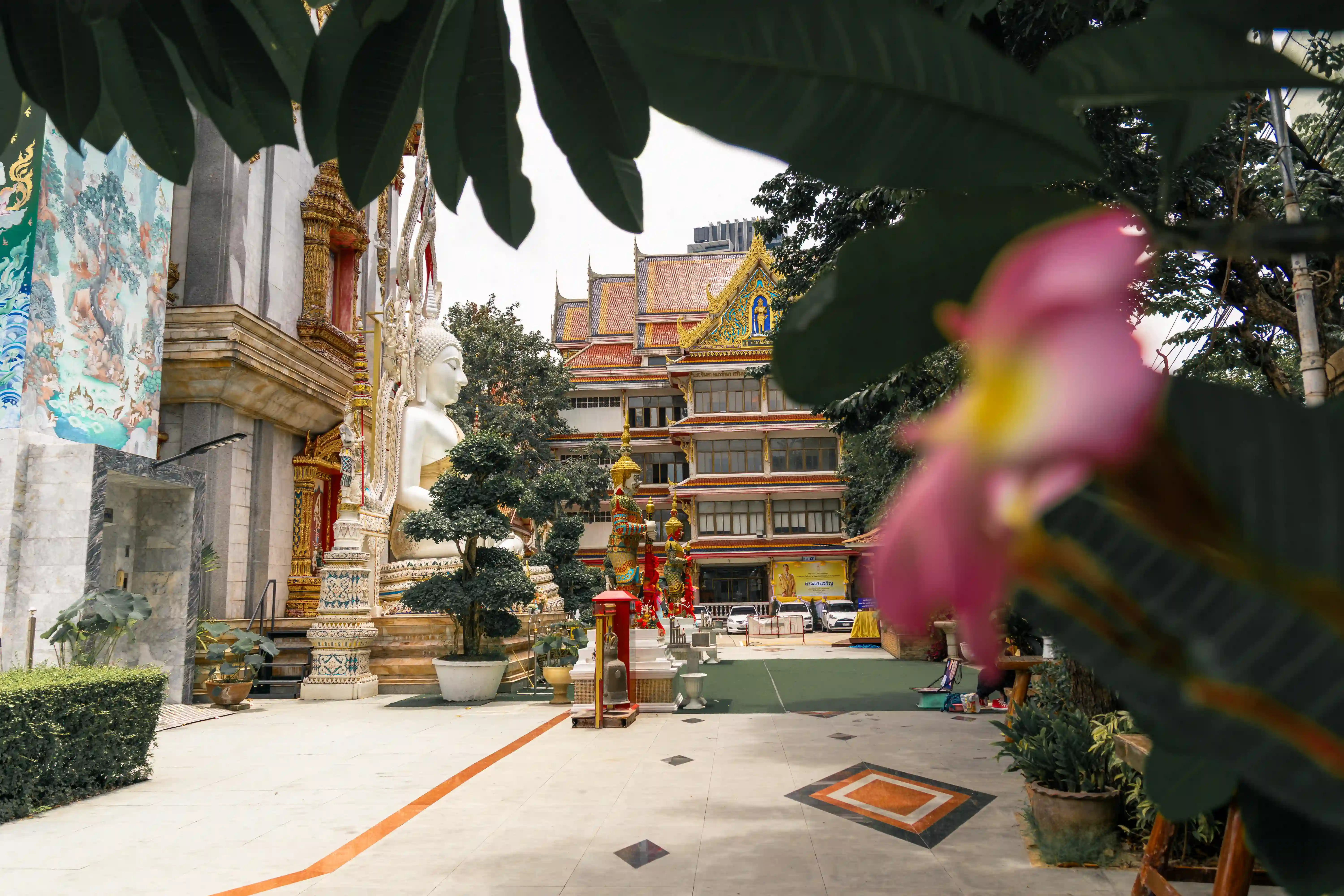 Courtyard — the quiet inner space of the temple